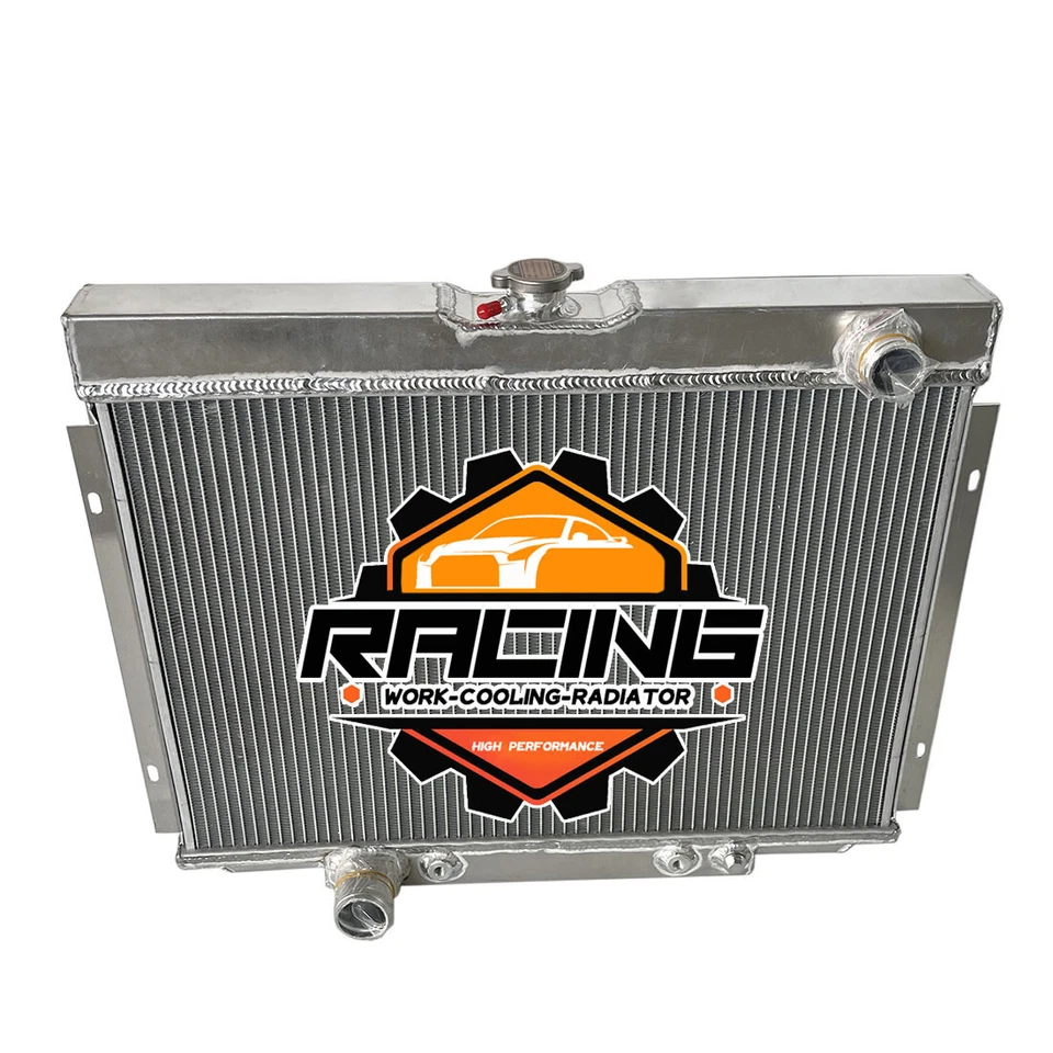 Radiador de aluminio de 2 filas para Ford Mustang/Cougar/Fairlane V8 MT 1968 69 1967-1970 Foto 1 de 4