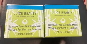 (2 sets) Juice Beauty Bamboo Pore Refining Mask Full Sz 2.0 fl oz / 60 mL NIB - Picture 1 of 3