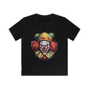 Scary Clown Kids T Shirt Kids Tee, Fun Kids Shirt, Horror Movie Art - Picture 1 of 5