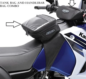 No stock Kawasaki KLR 650 Tank Bag and Handlebar Bag Combo Genuine - Picture 1 of 1