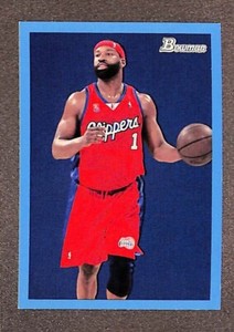 2009-10 Bowman Basketball #33 Baron Davis Blue Parallel SP #/1948 - LA Clippers