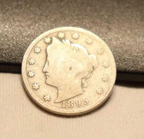 1895 US Liberty V Nickel 5c Cover
