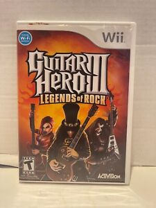 Guitar Hero III Legends Of Rock (Nintendo Wii, 2006) Complete with Manual Tested