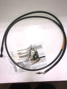 Harley-Davidson Hydraulic Clutch Line 0 Degrees Diamond-Black 72.5" PN 37200044 - Picture 1 of 4