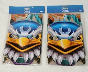 2013 Skylanders 10" Party Masken ungeöffnet zwei Packungen à 8 - Bild 1 von 5