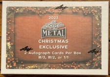 2023 LEAF METAL CHRISTMAS EXCLUSIVE FACTORY SEALED 2 AUTO BOX
