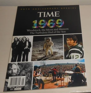 Time Magazine 1969 Woodstock, The Moon and Manson 40th Anniversary Special 2009 - Picture 1 of 3