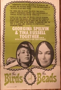 THE BIRDS AND THE BEATS - Original One-Sheet 1973 Georgina Spelvin, Tina Russell - Picture 1 of 1