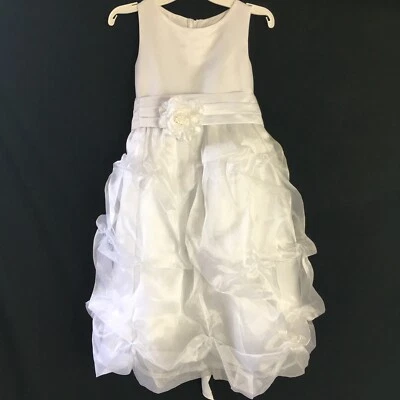 Flower Girl Princess Party Wedding Bridesmaid Formal  Dress Wonder Girl Size 8 - Image 1 of 4