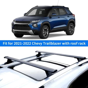 Roof Rack Rail Cross Bars Carrier for Chevy Trailblazer 2021-2024 up to 165lbs - Picture 1 of 17