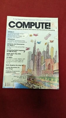 Compute! Magazine Vintage Computing July 1987 Issue 86 Vol 9 No 7 - Image 1 of 2