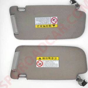 Genuine Parts Interior Sun Visor Shade set Gray 2P for 2006- 2010 Optima Lotze - Picture 1 of 5