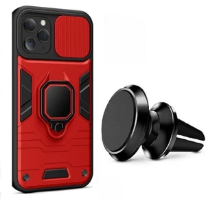 Coque Etui Aimant Anneau + Support Voiture pour Samsung Galaxy S21 FE Plus Ultra - Photo 1 sur 12