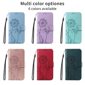 Dandelion PU Leather Wallet Case Phone Case Cover for Huawei P70 P30 Nova 12S 5T - Picture 1 of 18