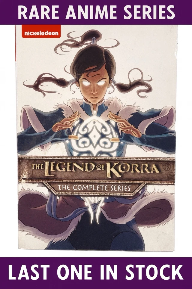The Legend of Korra Complete Series DVD Set Nickelodeon Anime Avatar Spin-off - Image 1 of 4