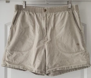 Men's Ocean Pacific Vintage 80s Elastic Waist Twill Shorts in Khaki - XL - Picture 1 of 8