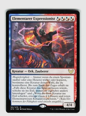 MTG - Elemental Expressionist - PSTX - Deutsch - NM - Bild 1 von 2