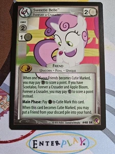 My Little Pony Card CCG Marks in Time Super Rare #48 SR Sweetie Belle - Picture 1 of 1