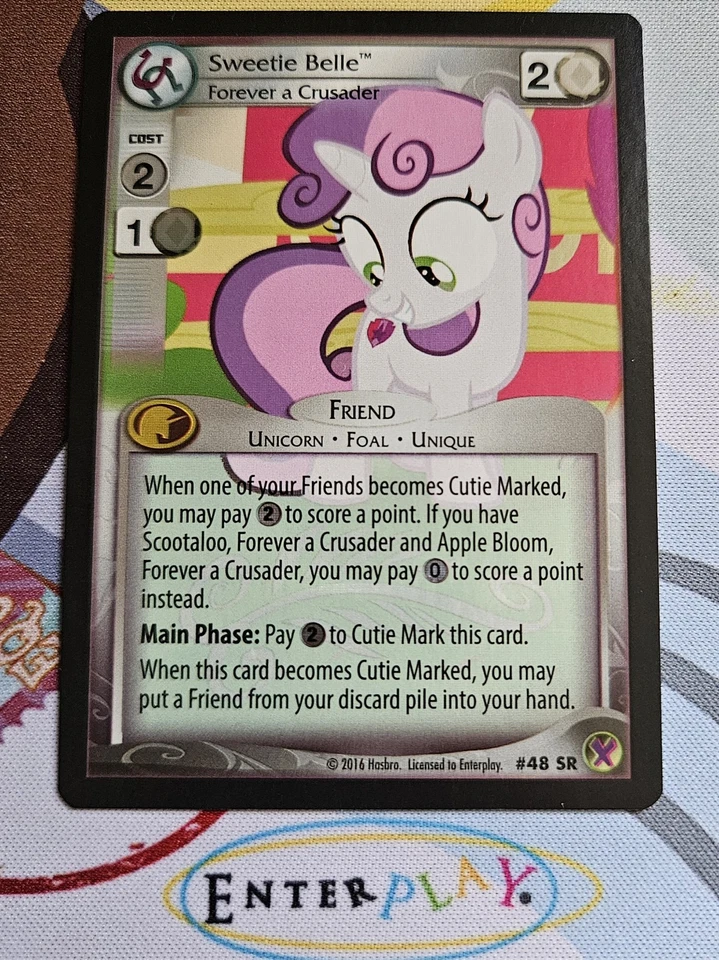 My Little Pony Card CCG Marks in Time Super Rare #48 SR Sweetie Belle - Image 1 of 1