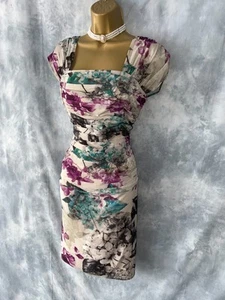 KALIKO Dress Size 14 Floral Evening Mother of the Bride Cocktail Occasion Cruise - Picture 1 of 9