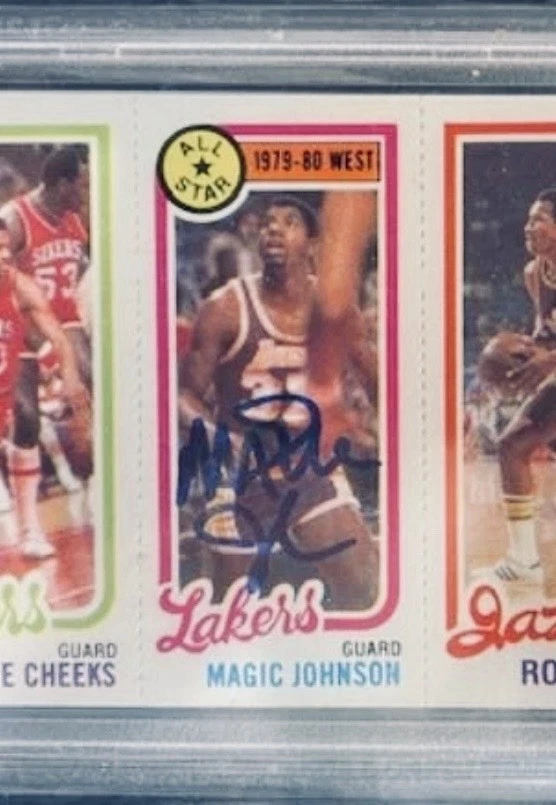 Magic Johnson Professional Sports Authenticator (PSA) Basketball