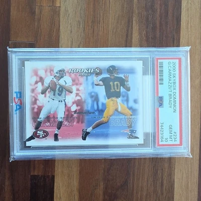 Skybox Dominion #234 2000 Tom Brady New England Patriots radiocontrol novato PSA 10 Foto 1 de 3