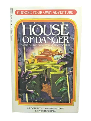 Z-man Games ~House Of Danger ~Choose Your Own Adventure Game ~Ages 10+ - Image 1 of 4