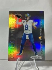 2024 Panini Prizm Deca Matthew Stafford Decade Dominance SILVER PRIZM #3 Rams - Picture 1 of 2