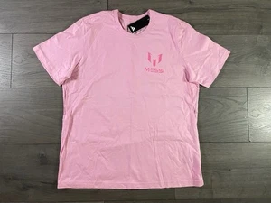 Adidas Lionel Messi Tonal Pink T-Shirt Men’s Size XL New JM1350 - Picture 1 of 10