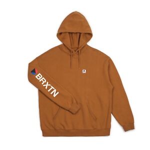 BRIXTON SUPPLY CO STOWELL INTL HOOD FLEECE WASHED COPPER