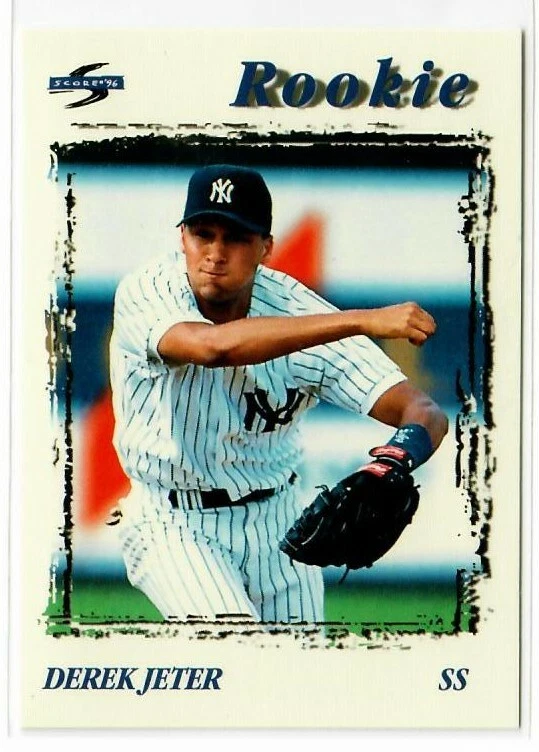 Puntuación #240 1996 Derek Jeter ~ Yankees de Nueva York⚾ ¡Novato temprano! ⚾ Foto 1 de 1