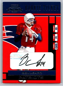 Ben Leard 2001 Playoff Contenders Rookie Ticket Auto #106 New England Patriots - Picture 1 of 2