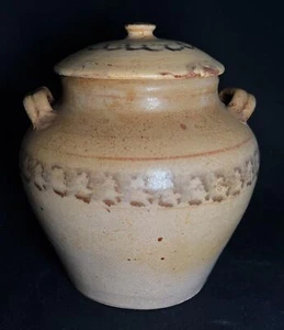 ceramica BISCOTTIERA -SICILIA  XIX sec. - Imagen 1 de 6