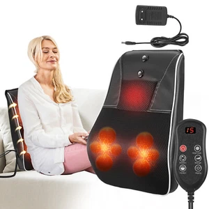 Rückenmassagegerät Massagematte Wärmefunktion Vibration Heizfunktion Zuhause DE - Bild 1 von 17