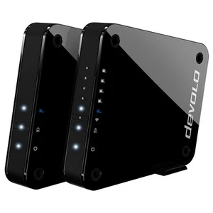 Devolo GigaGateStarter Kit DE Highspeed WLAN Bridge Schwarz "Gratis Versand" - Bild 1 von 4