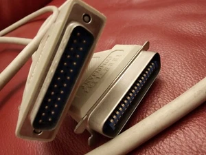 10ft 25 pin Male to PRINTER IEEE 1284 Centronic Parallel Port Cable Adapter - Picture 1 of 3