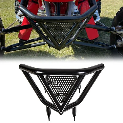 Front Bumper Proctector Aluminum Black For Honda Sportrax 400 TRX400EX 99-08 - Image 1 of 4