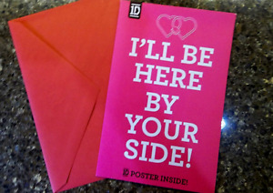 New ONE DIRECTION 1D Birthday GREETING CARD + POSTER Harry NIALL Zayn LIAM Louis