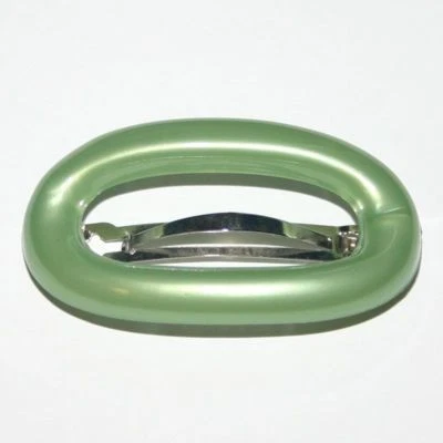 Заколка Navarro мини маленькая заколка круглый овальный круг форма O сделано во Франции - Изображение 1 из 4