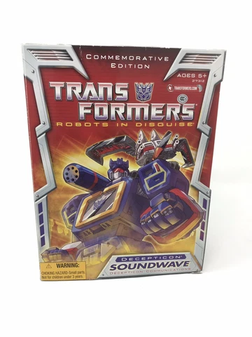 Transformers Robots in Disguise G1 Series Commemorative Edition Soundwave Cover