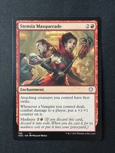 MTG Commander: Innistrad Crimson Vow #150 Stensia Masquerade NM - Picture 1 of 2