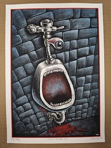 The Bathroom Suite Urinal Variant EMEK Signed Art Screen Print Poster Melvins - Picture 1 of 7