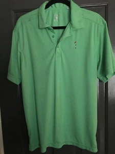 Clique Men's Golf Polo Shirt - Green - Size L - Picture 1 of 4