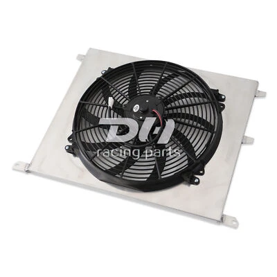 Cubierta de aluminio + ventilador eléctrico de 16" para radiador MT 1992-1999 BMW E36 M3 325 328 M3 Foto 1 de 4