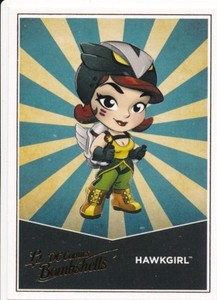 L9 HAWKGIRL 2017 Cryptozoic DC Comics Bombshells COPPER FOIL LIL BOMBSHELLS
