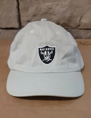 Gorra de los Raiders de Las Vegas Logo Bordado Licencia NFL Pepsi Gorra Promocional Nueva Foto 1 de 4