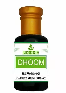 Pure Herbs Dhoom Attar Free From Alcohol For Unisex & All Occasion - Picture 1 of 16
