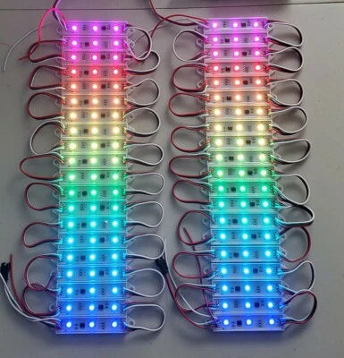 20PC 3LED WS2811 LED String Module Pixel Addressable WP 12V - US Supply - Image 1 of 4