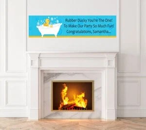 Duck - Baby Shower Printed Banner - Indoor Outdoor Duck Banner - Picture 1 of 1