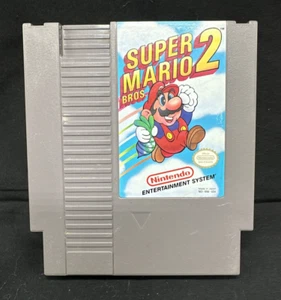 Super Mario Bros. 2 Nintendo Entertainment System NES 1988 Cartridge getestet - Bild 1 von 4